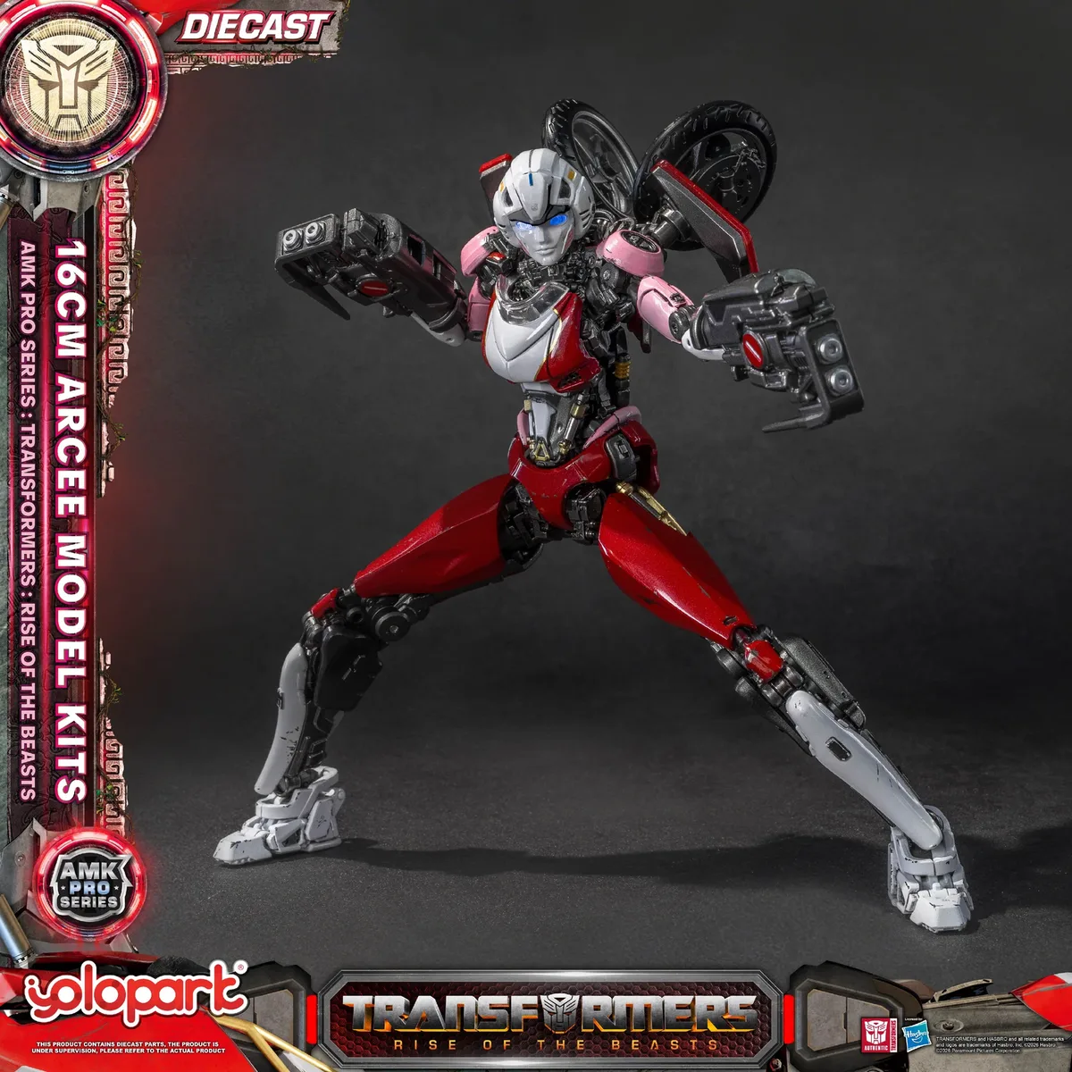 Transformers AMK PRO Series Arcee från Yolopark – omslag