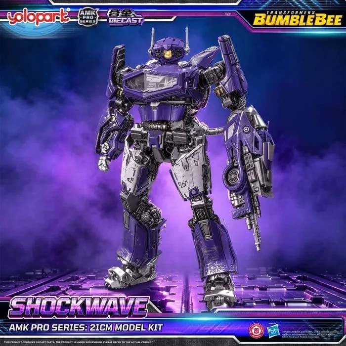 Transformers AMK PRO Shockwave de Yolopark – jaquette