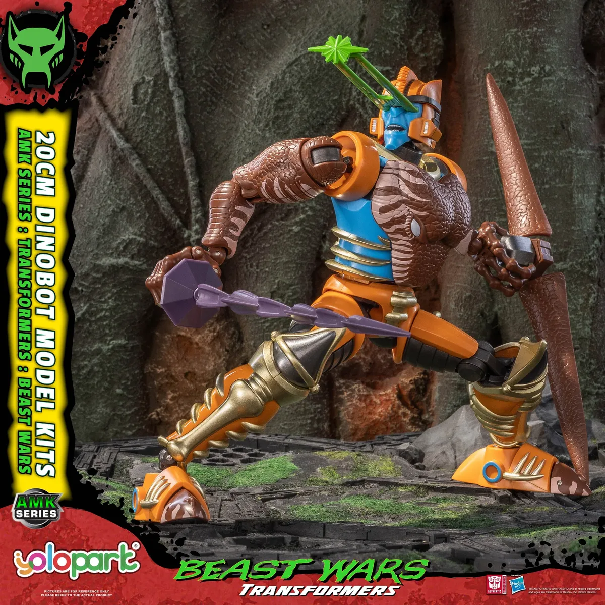 Transformers AMK Series Dinobot fra Yolopark – cover