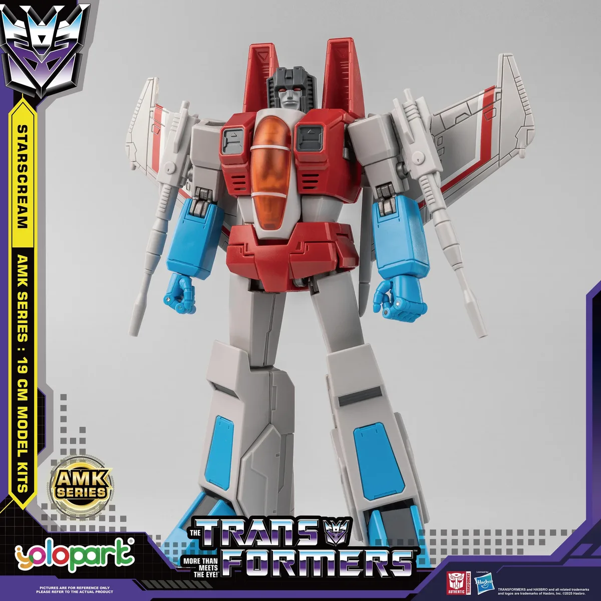Transformers AMK Series Starscream fra Yolopark – cover
