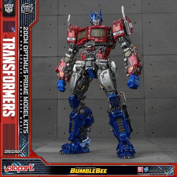 Transformers: Bumblebee AMK PRO Series Plastic Model Kit - Optimus Prime de Yolopark – jaquette