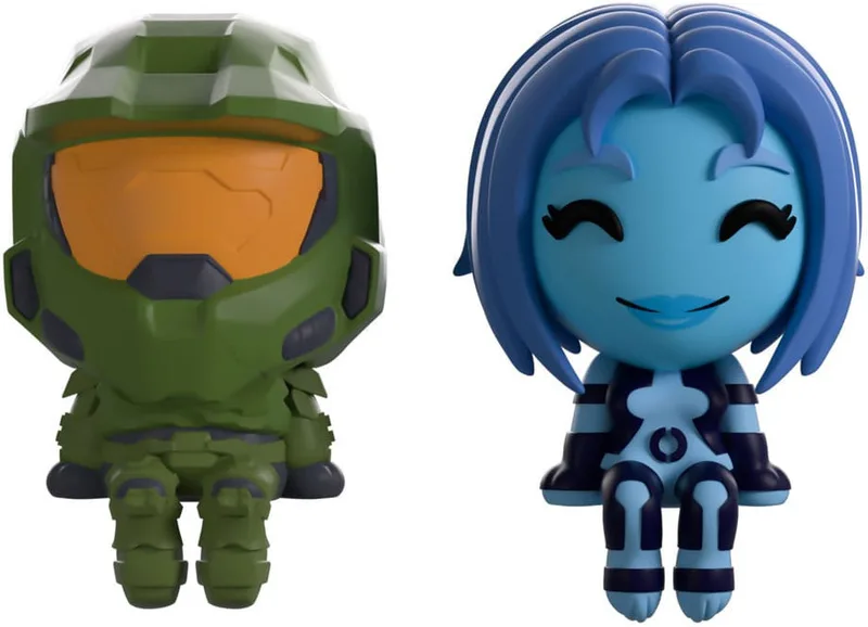 Halo Youtooz Vinyl Monitor Buddiez Figure - The Master Chief & Cortana de Youtooz – jaquette