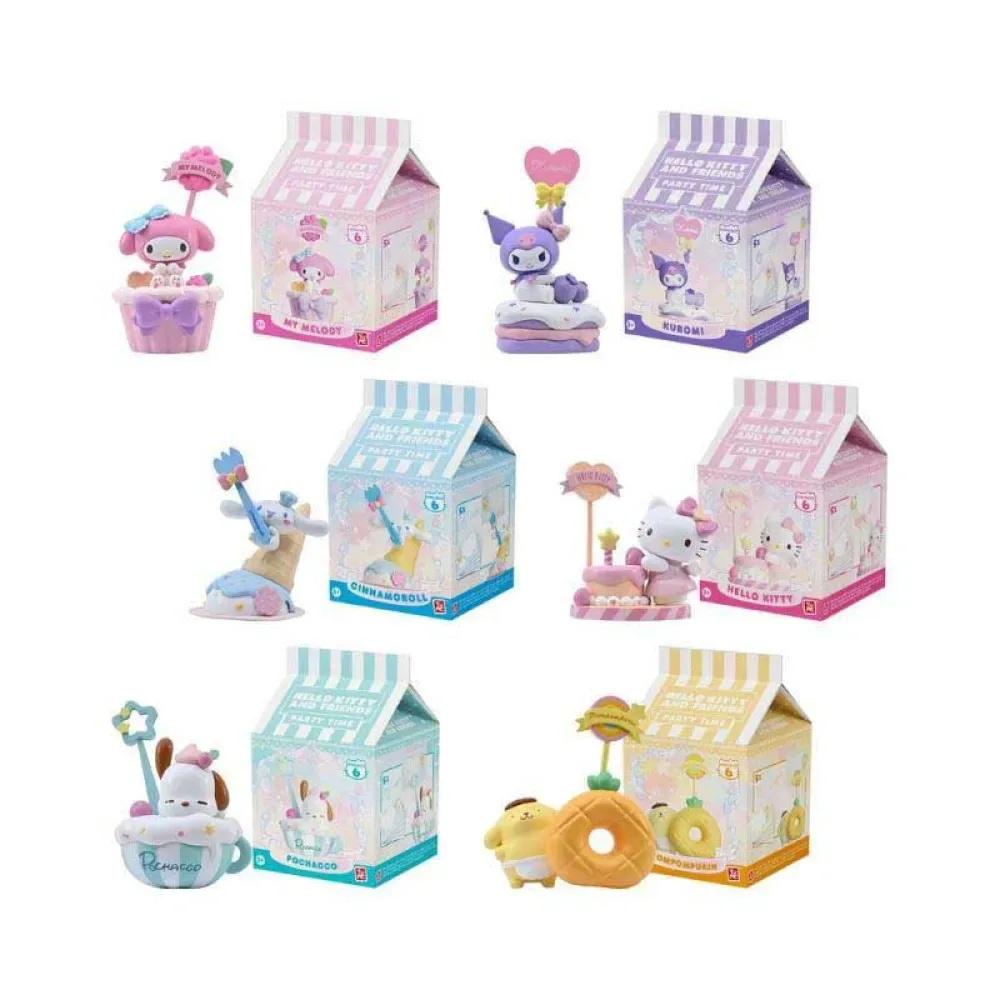 Hello Kitty And Friends Party Time Assorted Figuur van Yume Toys – cover