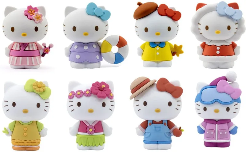 Sanrio Hello Kitty Mini Figures Blind Box - Four Seasons Series (1 Figure) van Yume Toys – cover