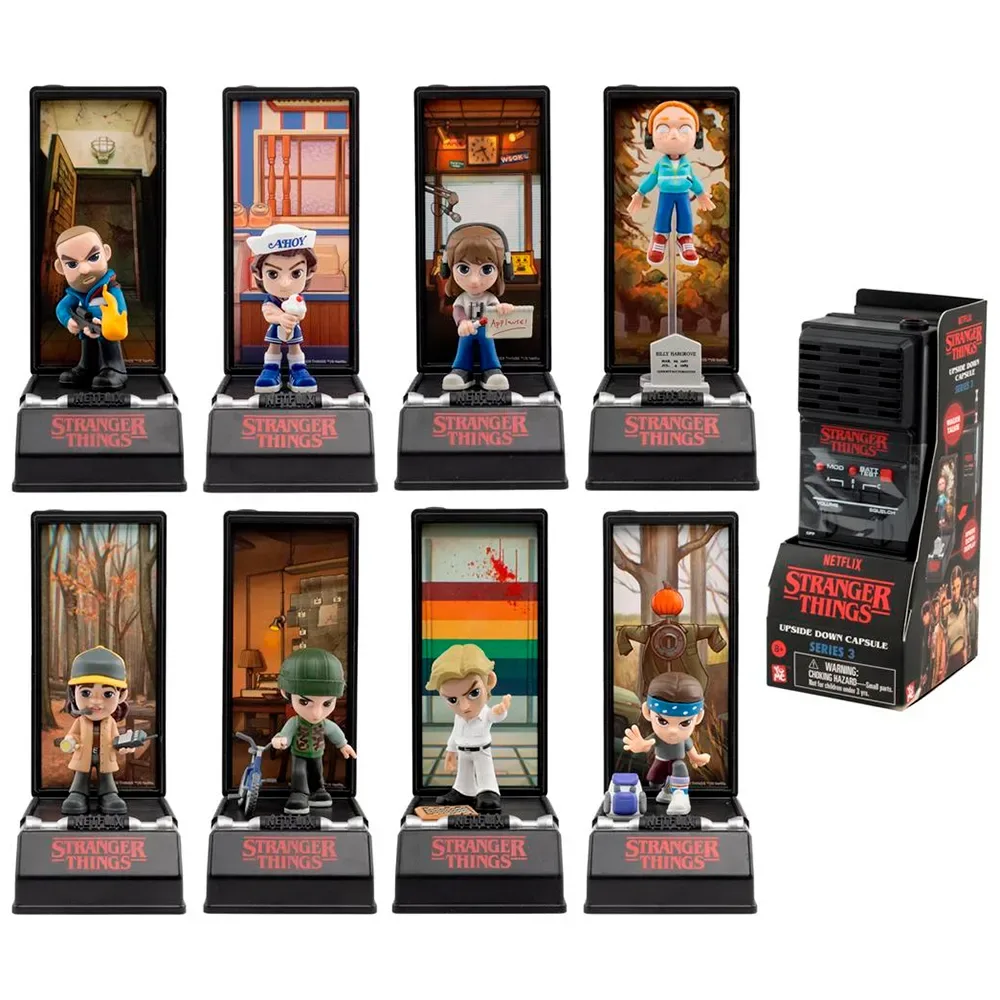 Stranger Things Verrassingsfiguur In Capsule Serie 3 8 Modellen Willekeurige Verzending Geassorteerd de Yume Toys – jaquette