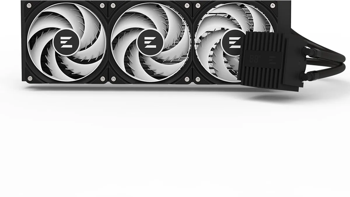 Refroidissement Liquide Alpha2 A36 Argb 360 Mm de Zalman, Noir – jaquette