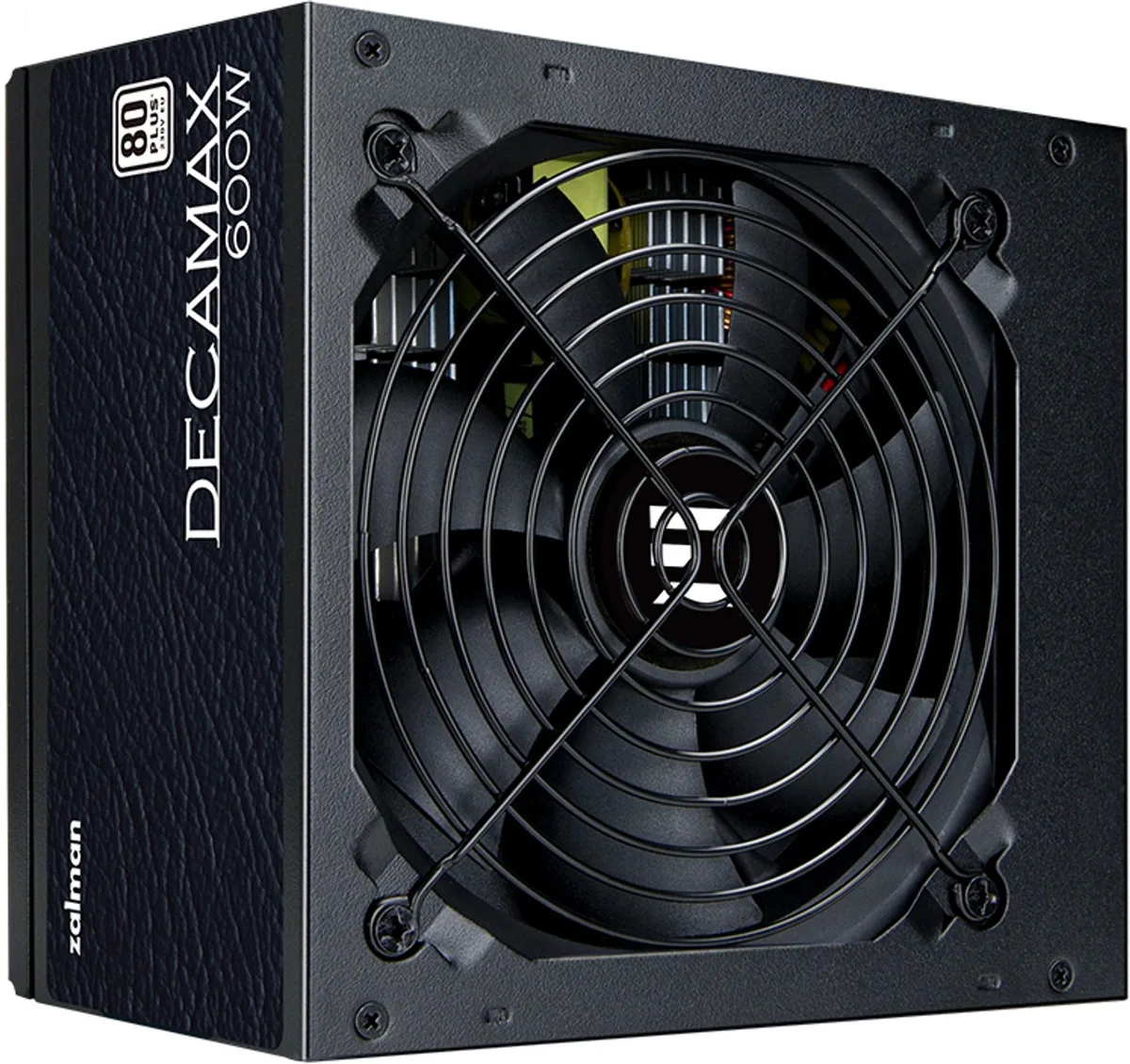 Decamax power supply unit 600 W ATX van Zalman, Zwart – cover
