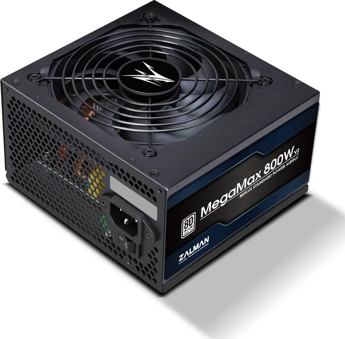 ZM800-TXII MegaMax, 80PLUS 230V - ATX PC Voeding van Zalman, Zwart – cover