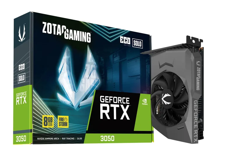 RTX 3050 ECO SOLO 8GB GDDR6 HDMI 3xDP van Zotac – cover