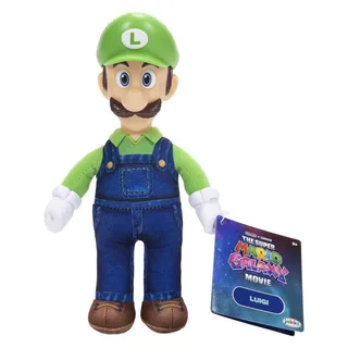 The Super Mario Bros Galaxy Movie Pluche Figure - Luigi de Jakks Pacific – jaquette 2 sur 5