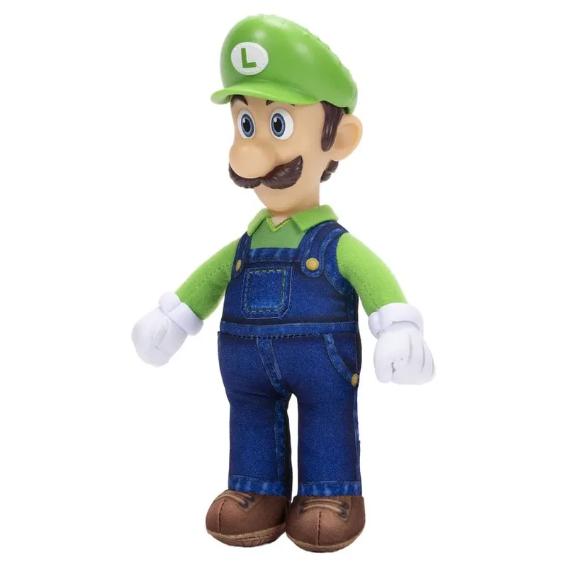 The Super Mario Bros Galaxy Movie Pluche Figure - Luigi de Jakks Pacific – jaquette 3 sur 5