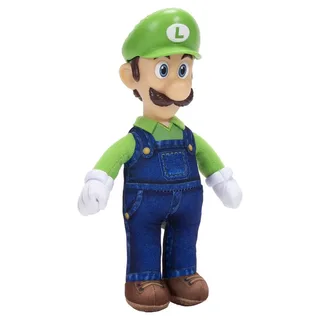 The Super Mario Bros Galaxy Movie Pluche Figure - Luigi de Jakks Pacific – jaquette 4 sur 5
