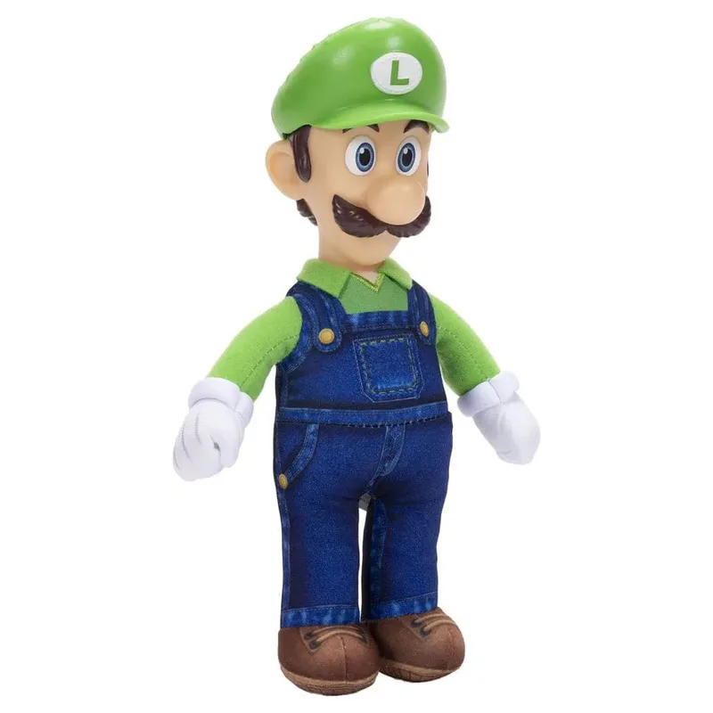 The Super Mario Bros Galaxy Movie Pluche Figure - Luigi de Jakks Pacific – jaquette 4 sur 5