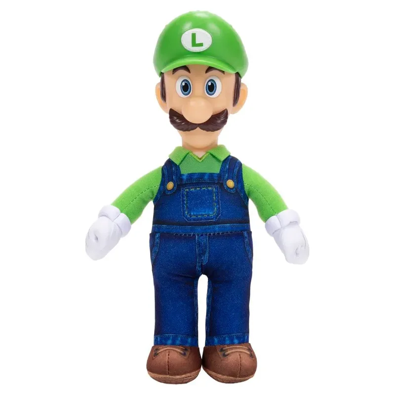 The Super Mario Bros Galaxy Movie Pluche Figure - Luigi de Jakks Pacific – jaquette 5 sur 5