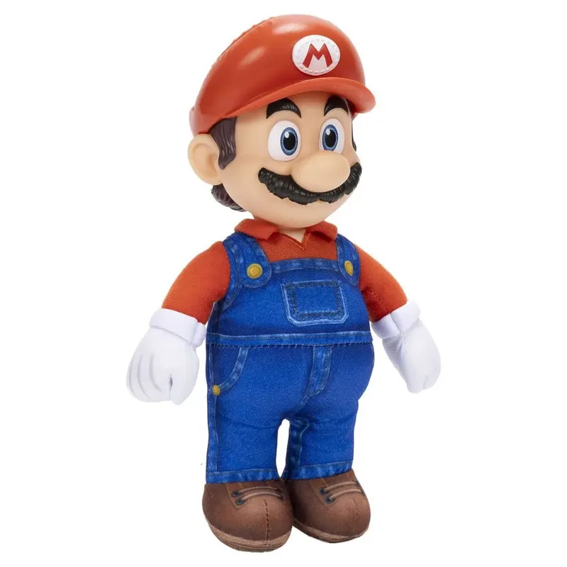 The Super Mario Bros Galaxy Movie Pluche Figure - Mario de Jakks Pacific – jaquette 4 sur 5
