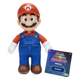 The Super Mario Bros Galaxy Movie Pluche Figure - Mario de Jakks Pacific – jaquette 2 sur 5