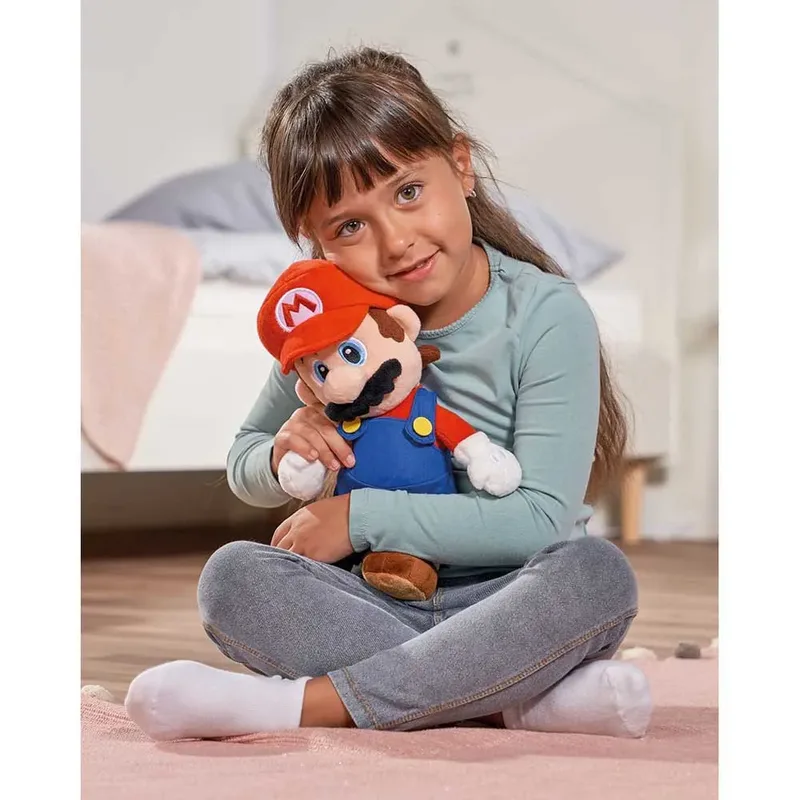 Super Mario Pluche - Mario (32cm) van Simba Toys – cover 6 van 6
