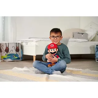 Super Mario Pluche - Mario (32cm) van Simba Toys – cover 5 van 6