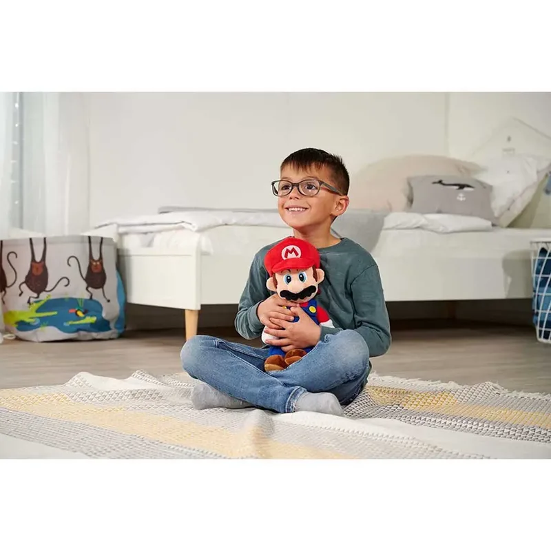 Super Mario Pluche - Mario (32cm) van Simba Toys – cover 3 van 6